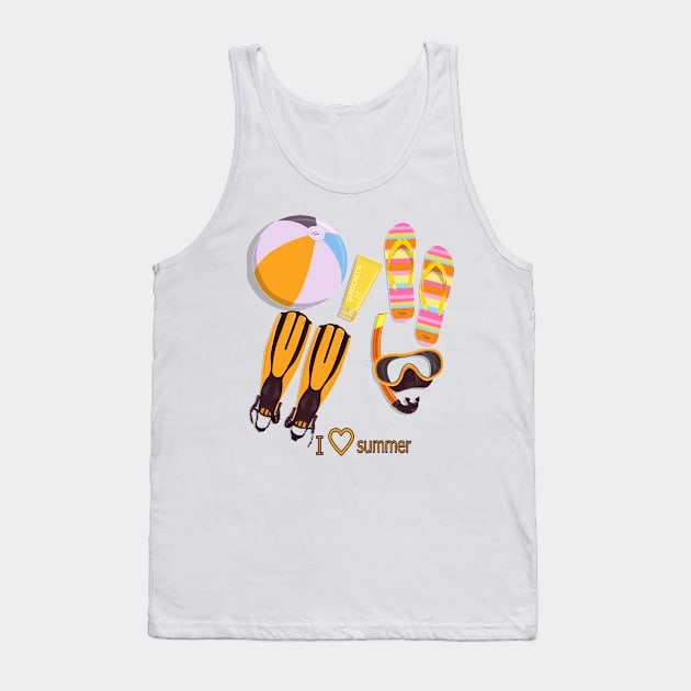 I love summer - Classic summer Tank Top by kolerik